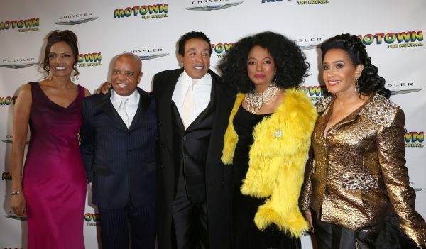 Eskedar Gobeze, Berry Gordy, Smokey Robinson, Diana Ross, Frances Glandney Photo