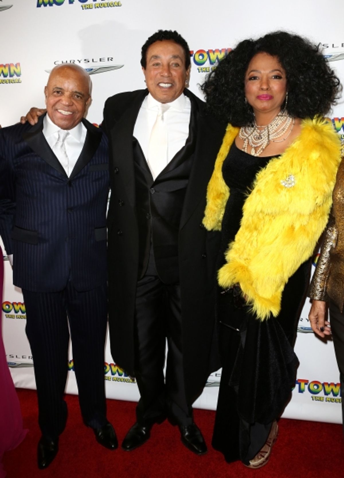 Berry Gordy, Smokey Robinson & Diana Ross  at 