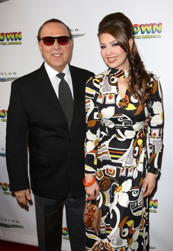 Tommy Mottola & Thalia Photo