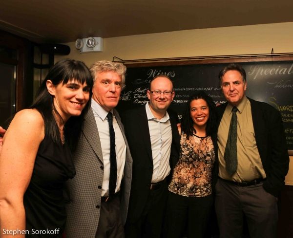 Leigh Silverman, Casey Childs, Andrew Leynse, Managing Director Primary Stages, Tanya Photo