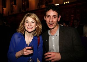Jodie Whittaker and guest  Photo