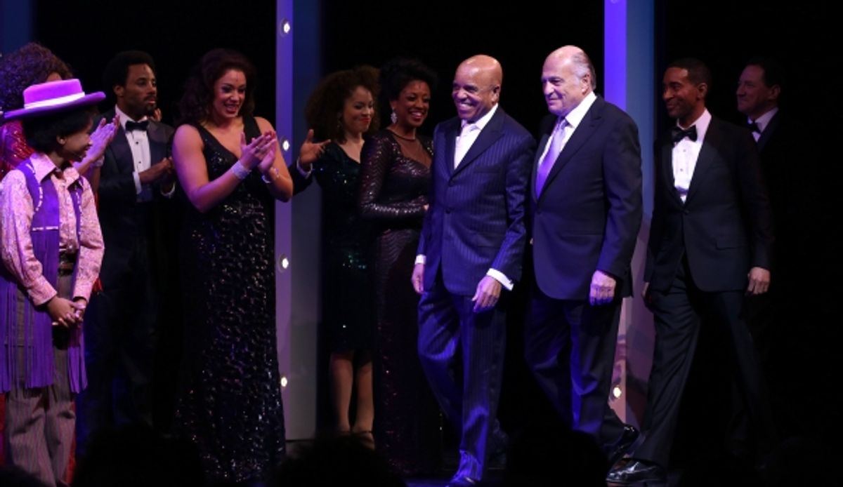 Raymond Luke Jr., Berry Gordy, Doug Morris, Charles Randolph-Wright and Kevin McCollum at 