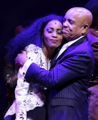 Valisia LeKae & Berry Gordy   Photo