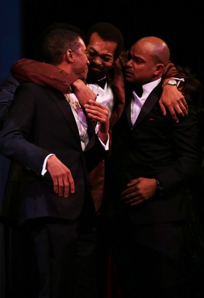 Charles Randolph-Wright, Brandon Victor Dixon & Warren Adams  Photo