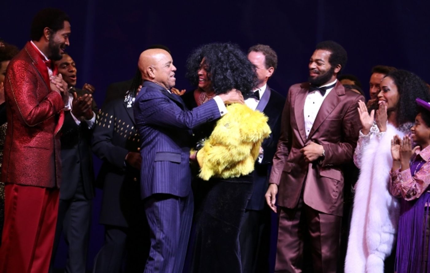 Photo Coverage: Music Legends Join MOTOWN THE MUSICAL for Opening Night Curtain Call!  Image