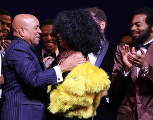 Berry Gordy & Diana Ross with Brandon Victor Dixon @ BroadwayWorld Berry Gordy & Diana Ross with Brandon Victor Dixon Photo