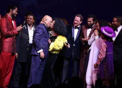 Bryan Terrell Clark, Ryan Shaw, Berry Gordy, Diana Ross, Kevin McCollum, Brandon Vict Photo