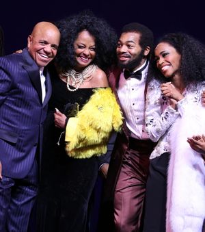 Berry Gordy, Diana Ross, Valisia LeKae & Brandon Victor Dixon @ BroadwayWorld Berry Gordy, Diana Ross, Valisia LeKae & Brandon Victor Dixon Photo