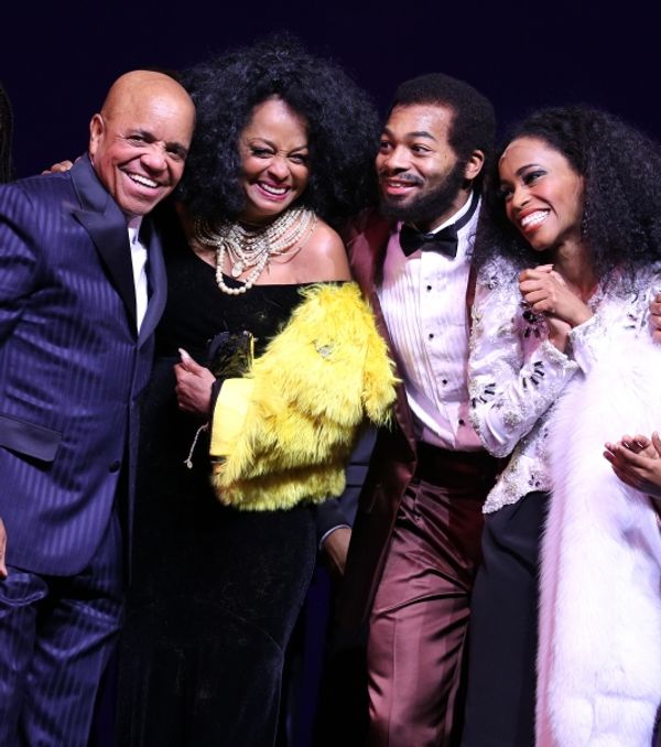 Berry Gordy, Diana Ross, Valisia LeKae & Brandon Victor Dixon   Photo