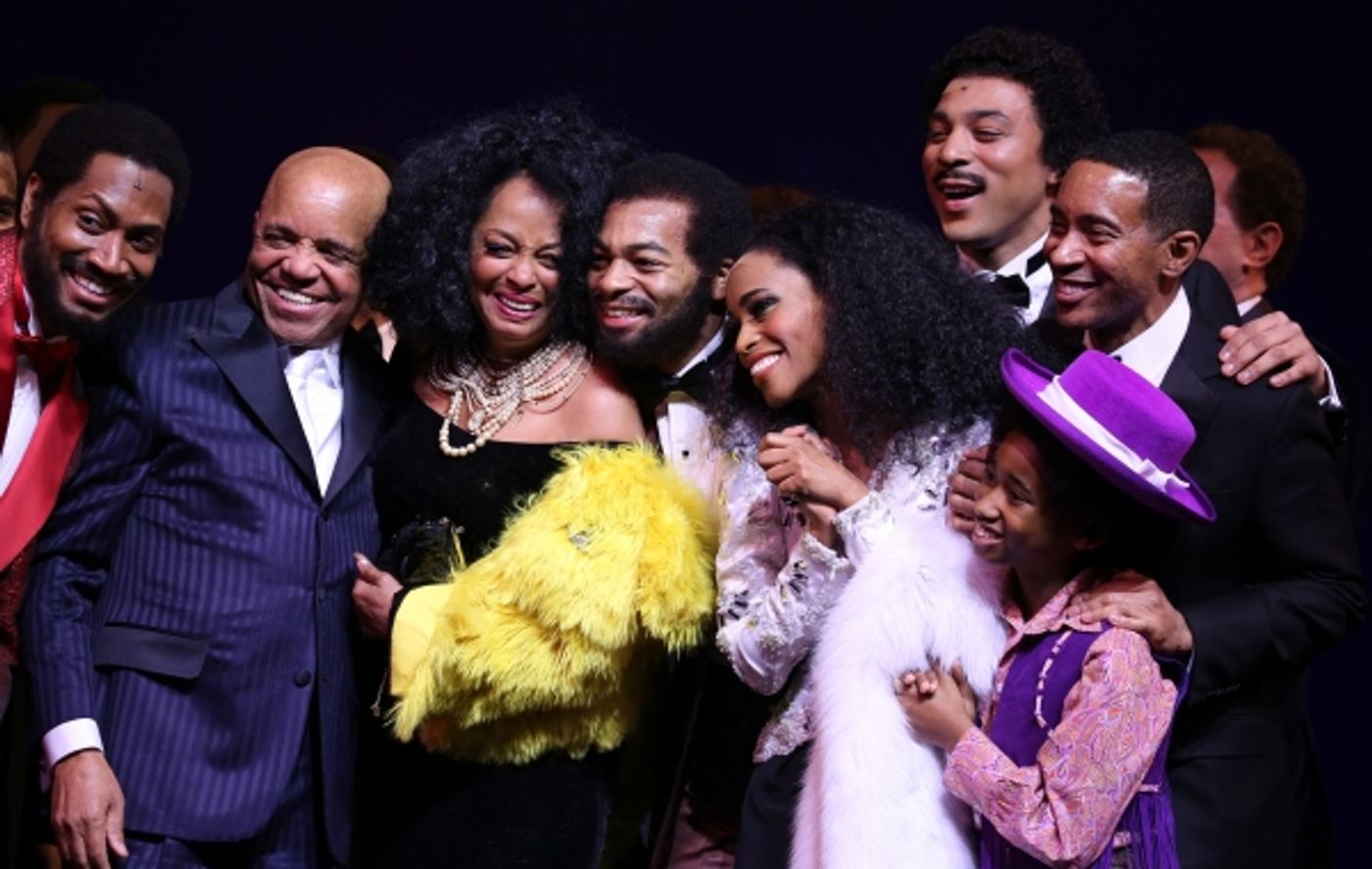 Photo Coverage: Music Legends Join MOTOWN THE MUSICAL for Opening Night Curtain Call!  Image