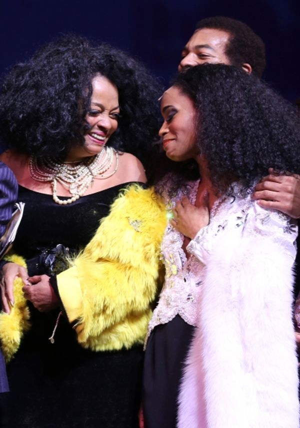Diana Ross, Valisia LeKae & Brandon Victor Dixon   Photo