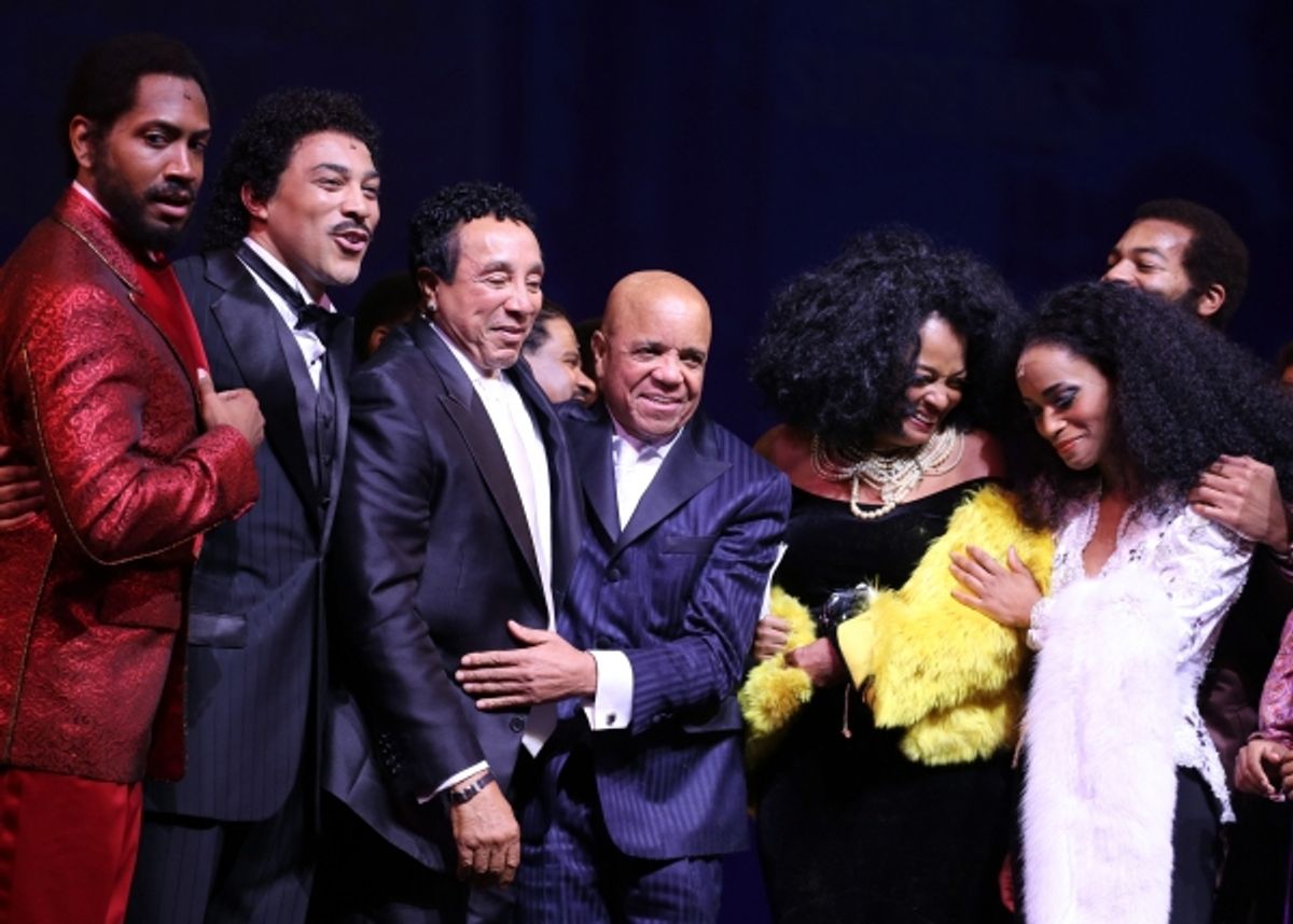 Bryan Terrell Clark, Charl Brown, Smokey Robinson, Berry Gordy, Diana Ross, Valisia LeKae & Brandon Victor Dixon   at 