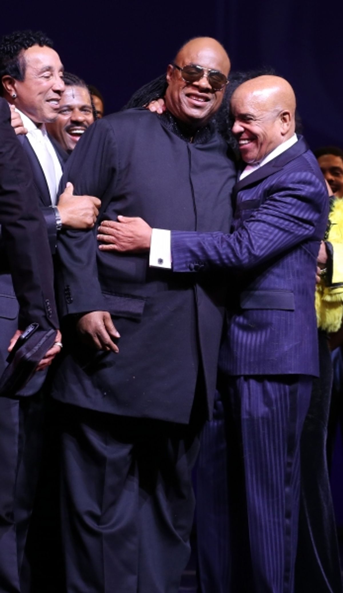 Smokey Robinson, Stevie Wonder, Berry Gordy  at 