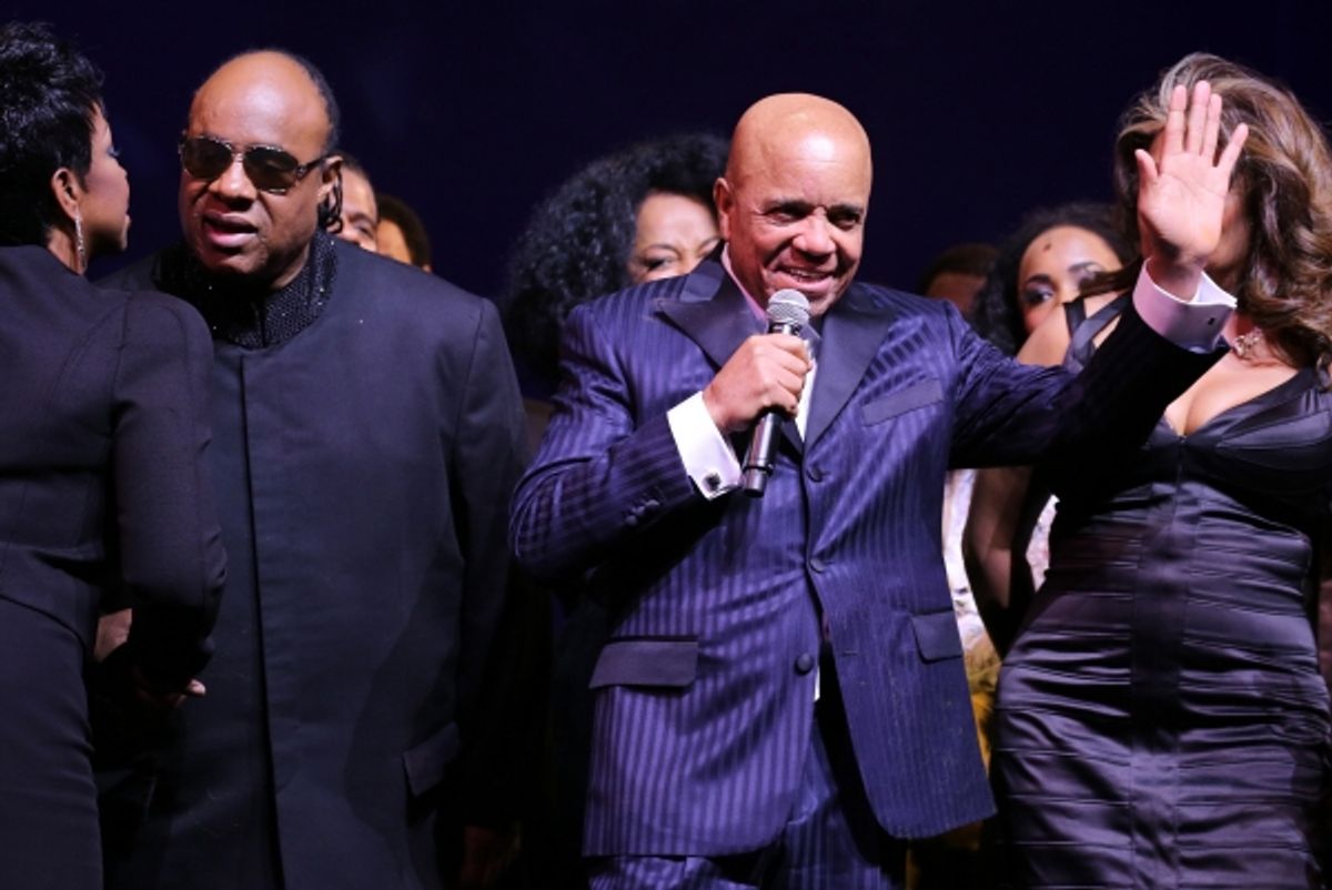 Gladys Knight, Smokey Robinson, Stevie Wonder, Berry Gordy, Diana Ross, Mary Wilson & Company at 