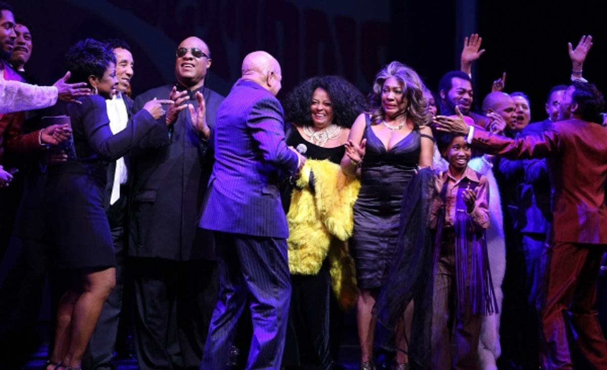Gladys Knight, Smokey Robinson, Stevie Wonder, Berry Gordy, Diana Ross, Mary Wilson, Valisia LeKae, Charles Randolph-Wright & Company at 
