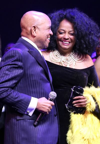 Berry Gordy & Diana Ross Photo