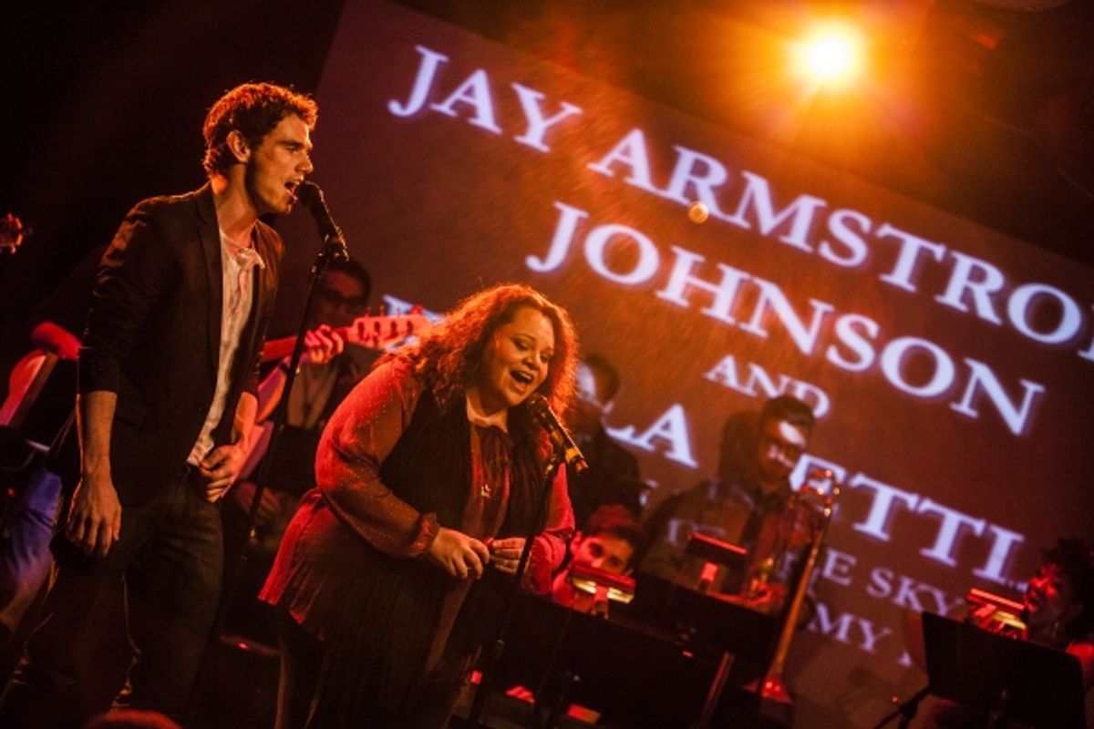 Jay Armstrong Johnson and Keala Settle at 