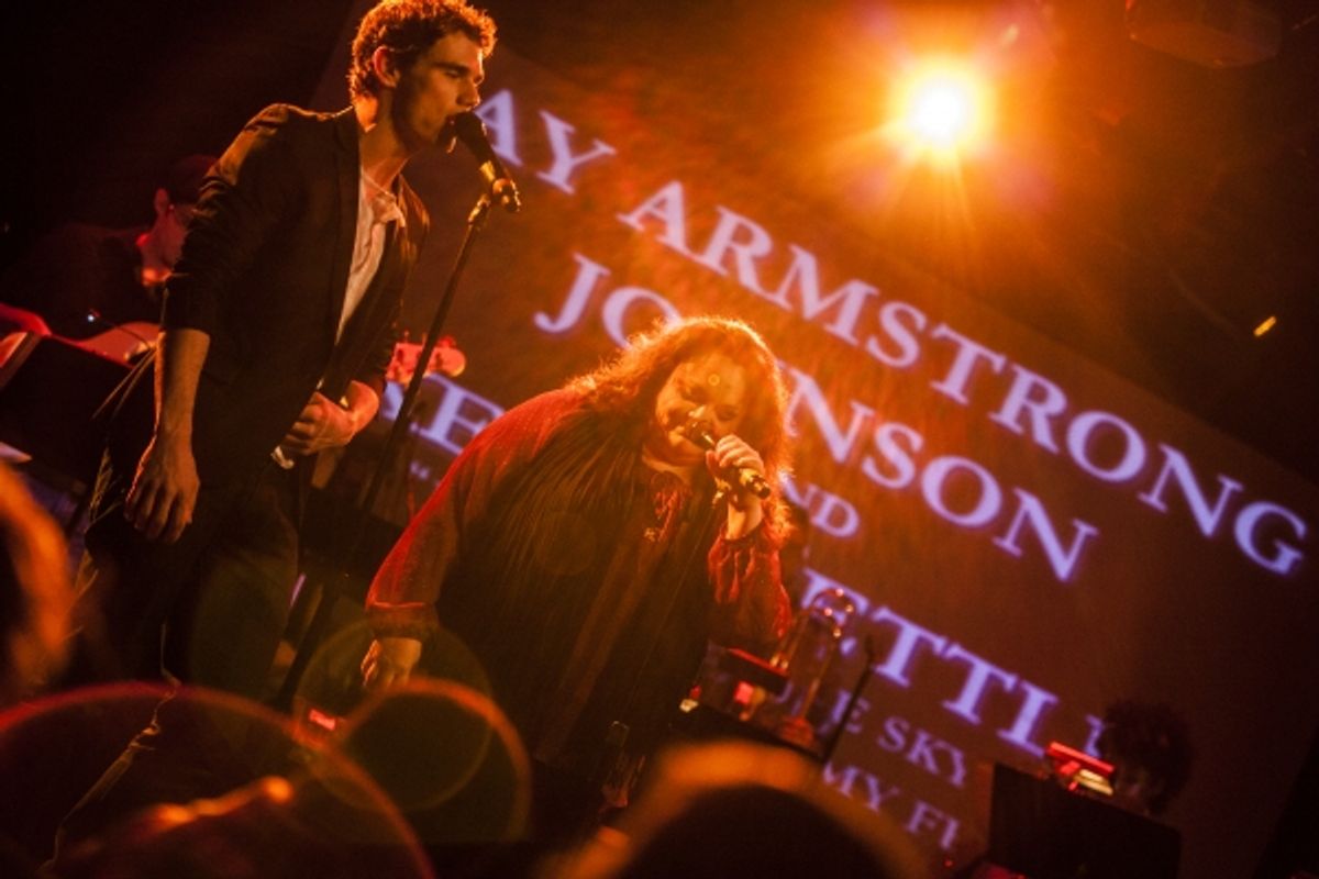 Jay Armstrong Johnson and Keala Settle at 