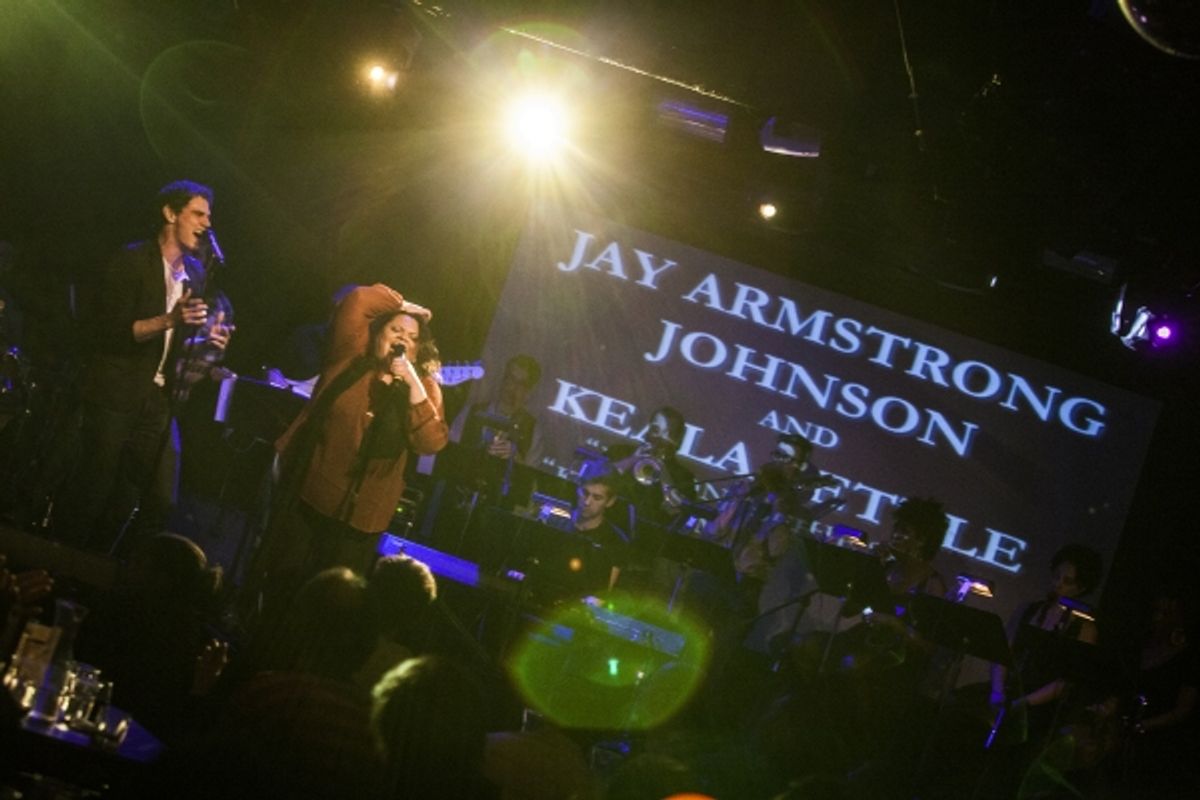 Jay Armstrong Johnson and Keala Settle at 