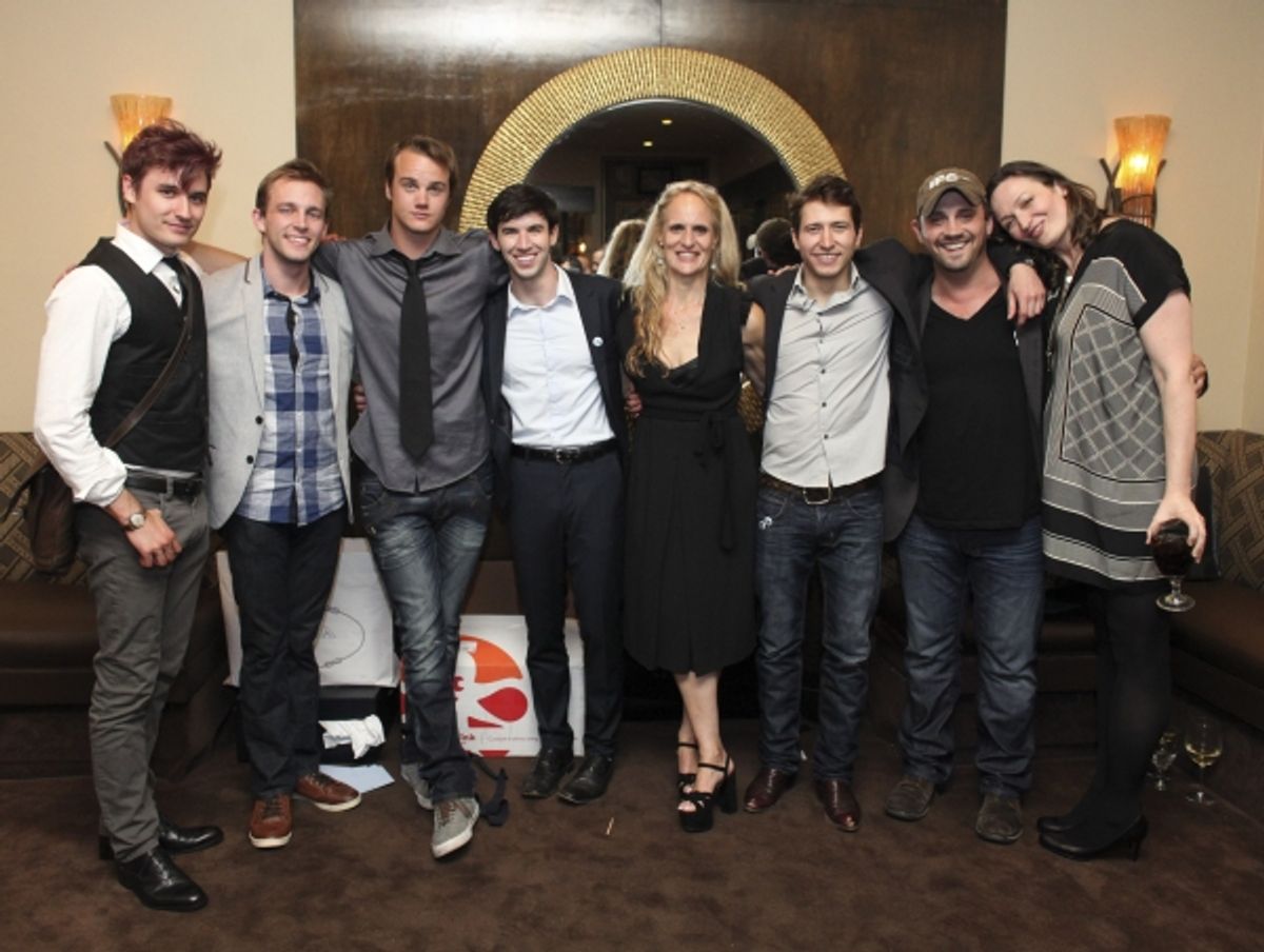 Seth Numrich, Brett Donaldson, Maxwell Hamilton, Wyatt Fenner, Wendy vanden Heuvel, MacLeod Andrews, Daniel Talbott and Addie Talbott at 