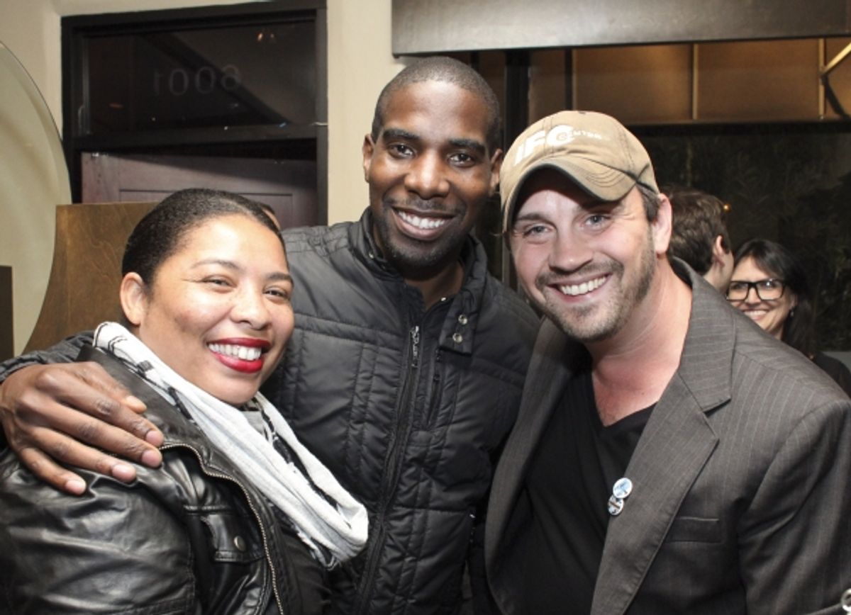 Demali Scott, DeSean Terry and WriterDirector Daniel Talbott at 