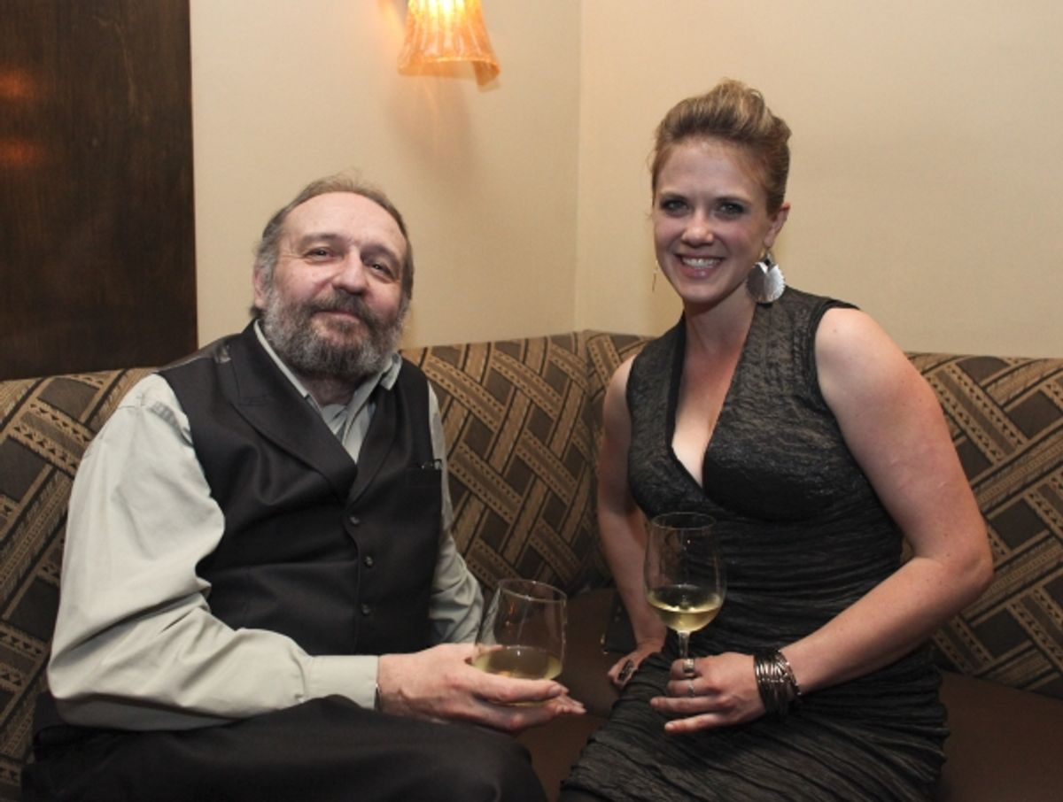 Charles Numrich and assistant director Sarah H. Haught at 