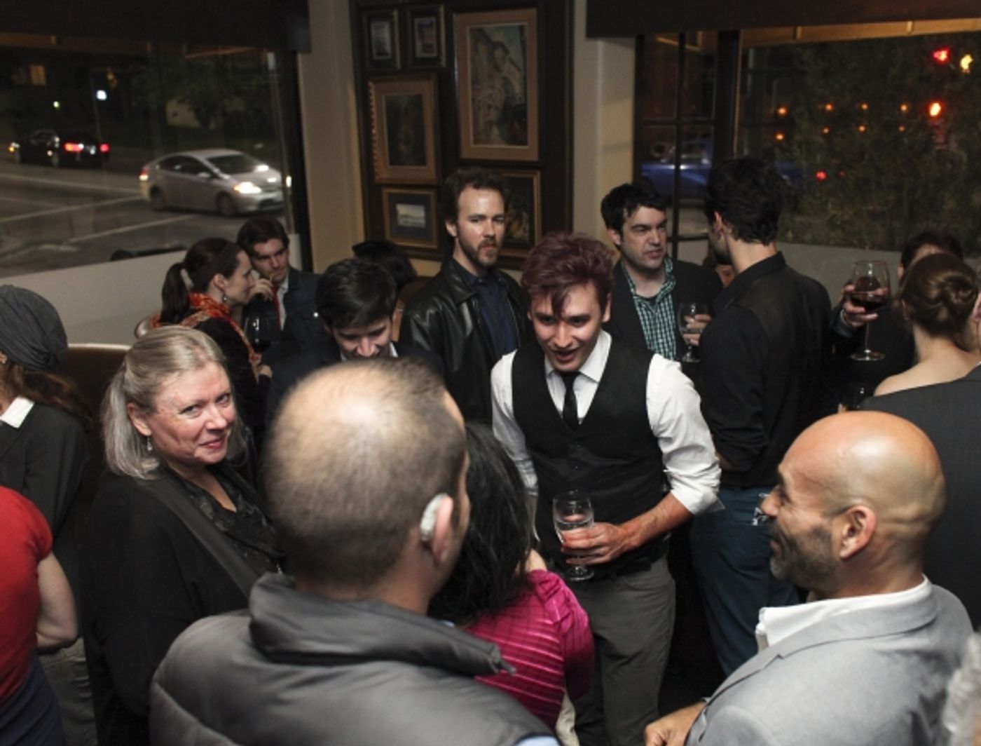 Photo Flash: Seth Numrich, Daniel Talbott and More at Rattlestick's SLIPPING Opening Night Party in LA  Image