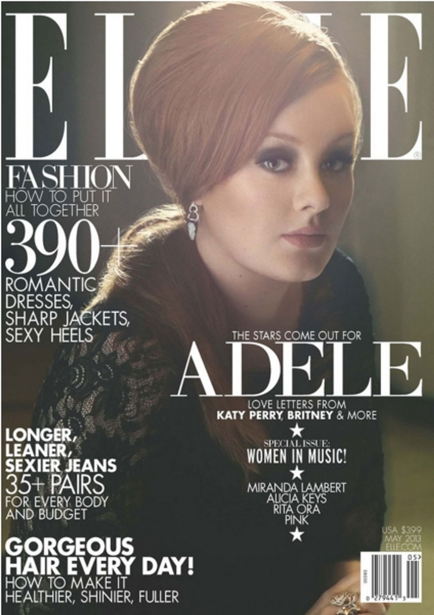 Photo Coverage: Adele's Second Elle Cover  Image