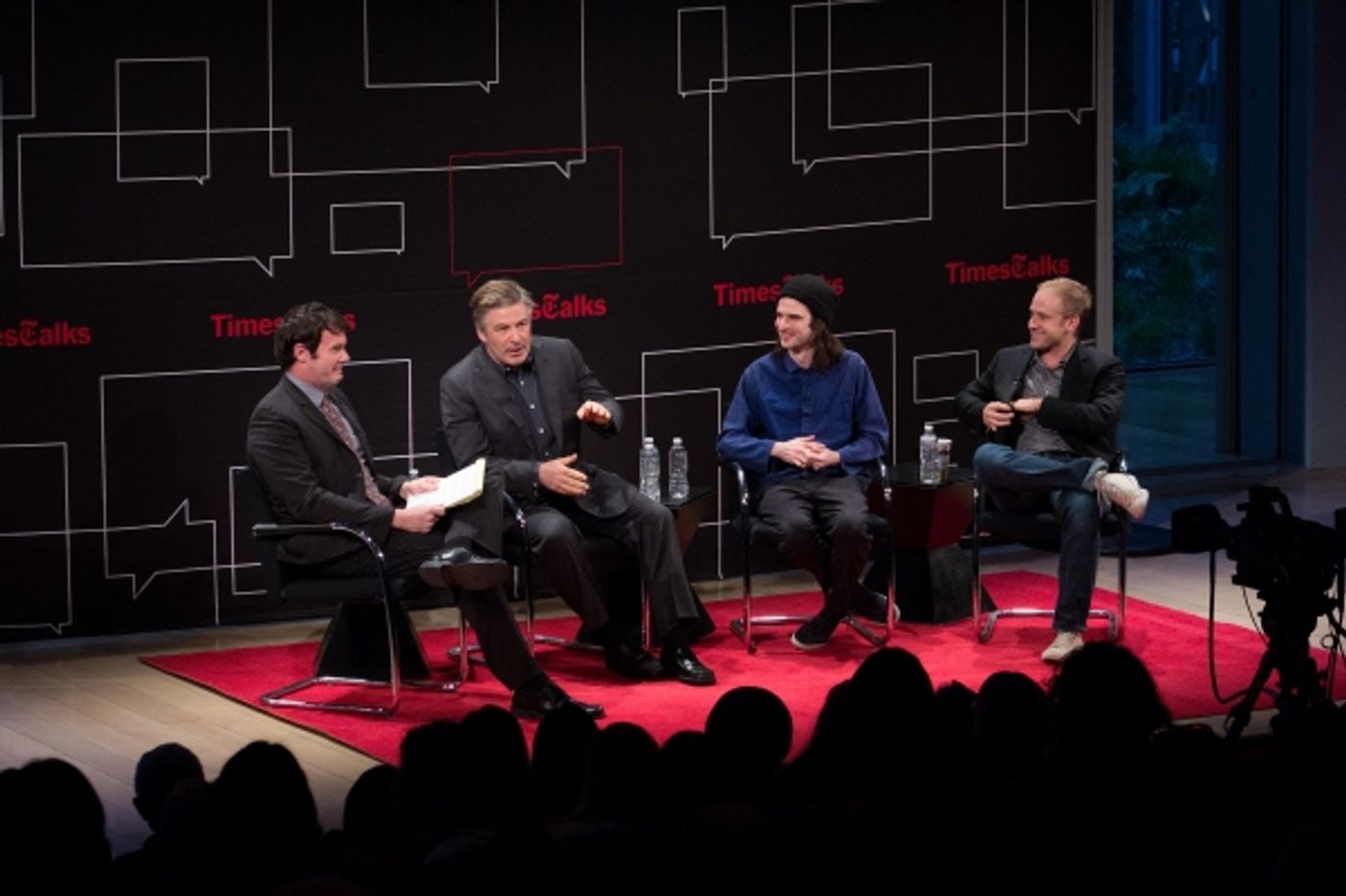 Photo Coverage: Alec Baldwin & ORPHANS Cast Visits TimesTalks Photo Coverage: Alec Baldwin & ORPHANS Cast Visits TimesTalks Image