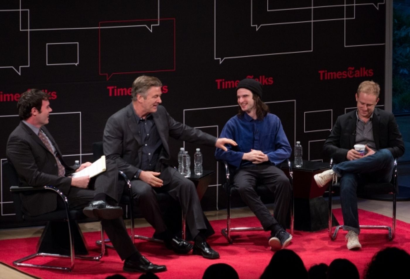 Photo Coverage: Alec Baldwin & ORPHANS Cast Visits TimesTalks Photo Coverage: Alec Baldwin & ORPHANS Cast Visits TimesTalks Image