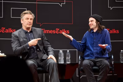 Alec Baldwin and Tom Sturridge Photo