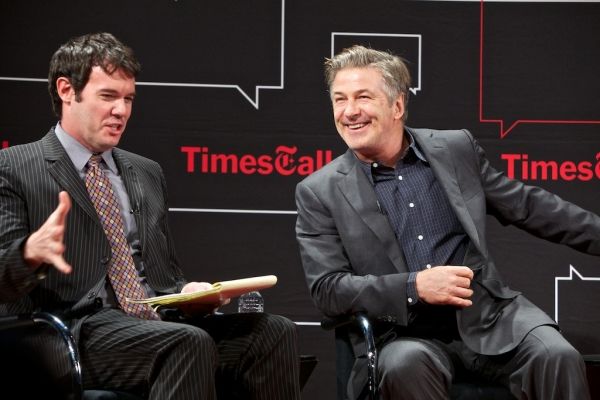 Patrick Healy and Alec Baldwin Photo