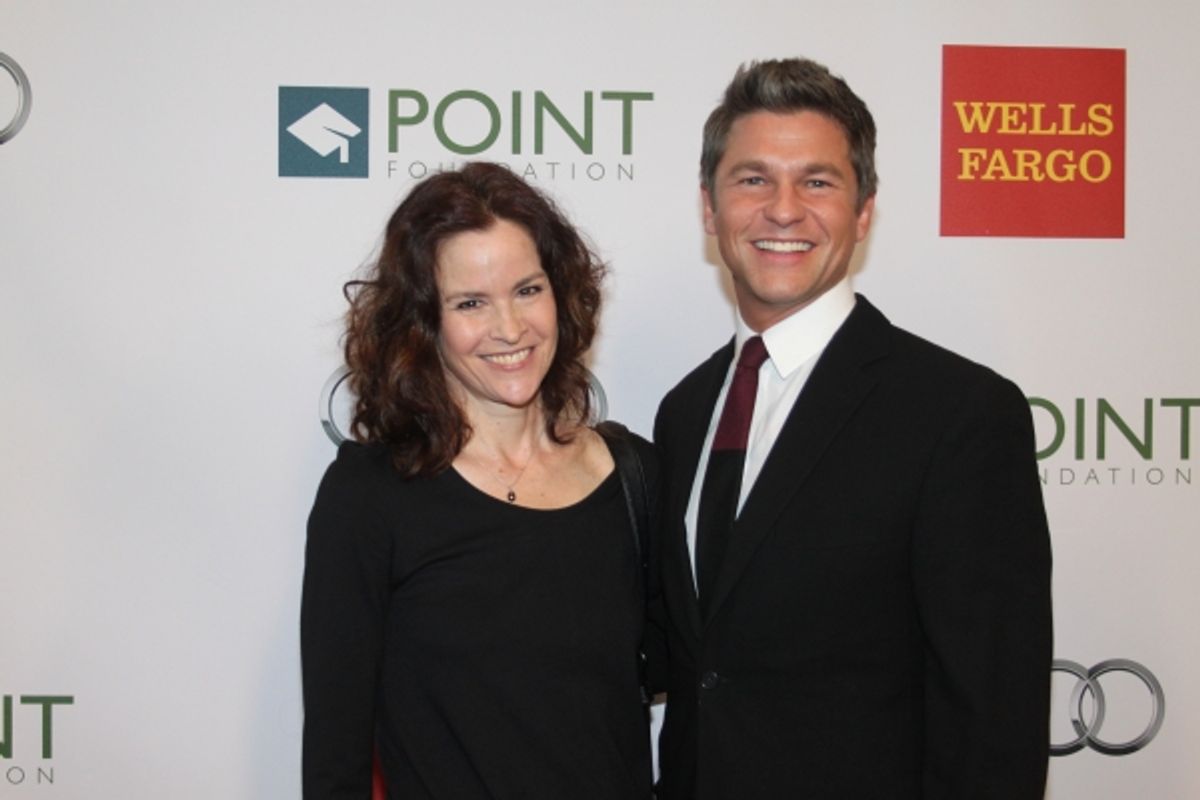 Ally Sheedy and David Burtka at 