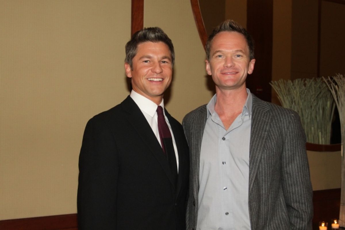 David Burtka and Neil Patrick Harris at 