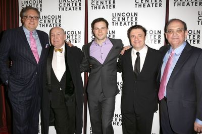 Douglas Carter Beane, Jack O'Brien, Jonny Orsini, Nathan Lane, Lewis J. Stadlen Photo