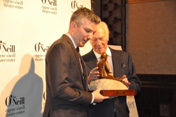 Preston Whiteway and Christopher Plummer Photo