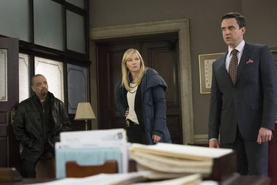 Ice-T, Kelli Giddish, Raul Esparza Photo