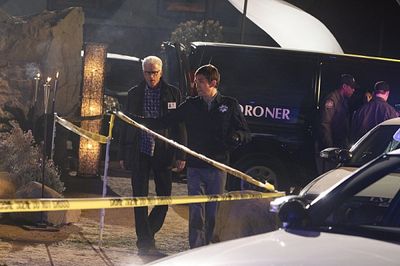 Ted Danson, Eric Szmanda Photo