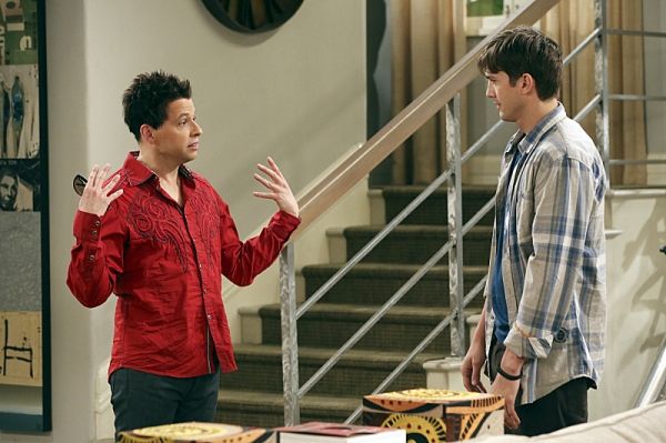 Jon Cryer, Ashton Kutcher Photo