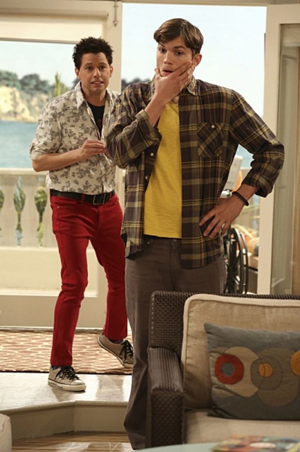 Jon Cryer, Ashton Kutcher Photo