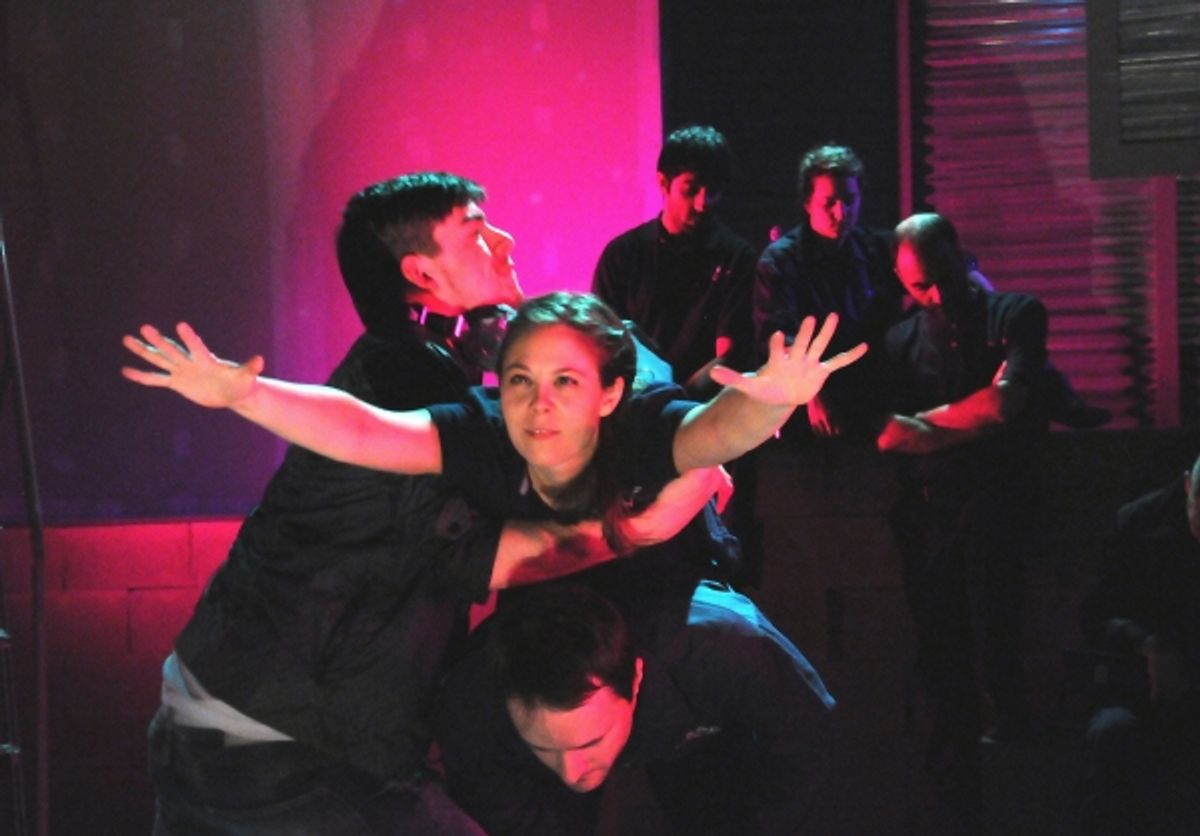 Jenny Seastone Stern and cast members at 