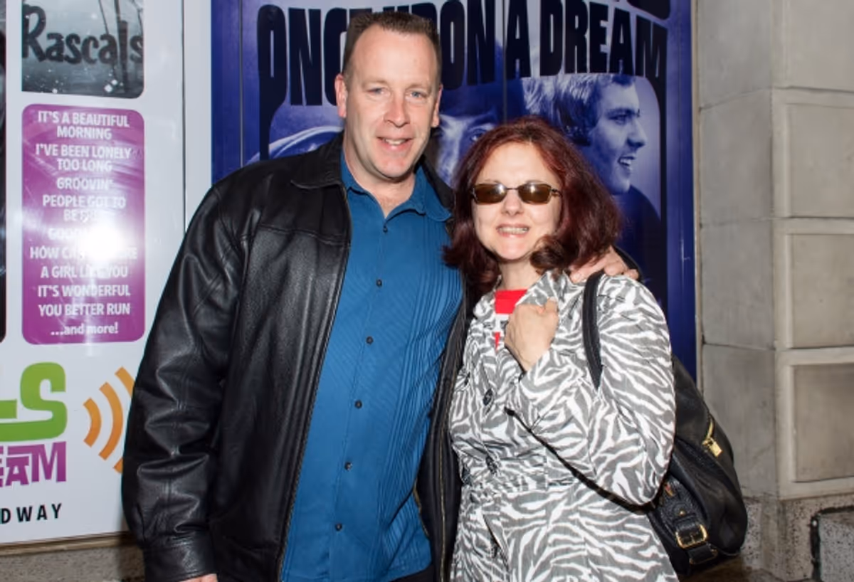 Richard and Janice Fenton, CBS contest winners at Inside THE RASCALS' Opening Night Theatre Arrivals!