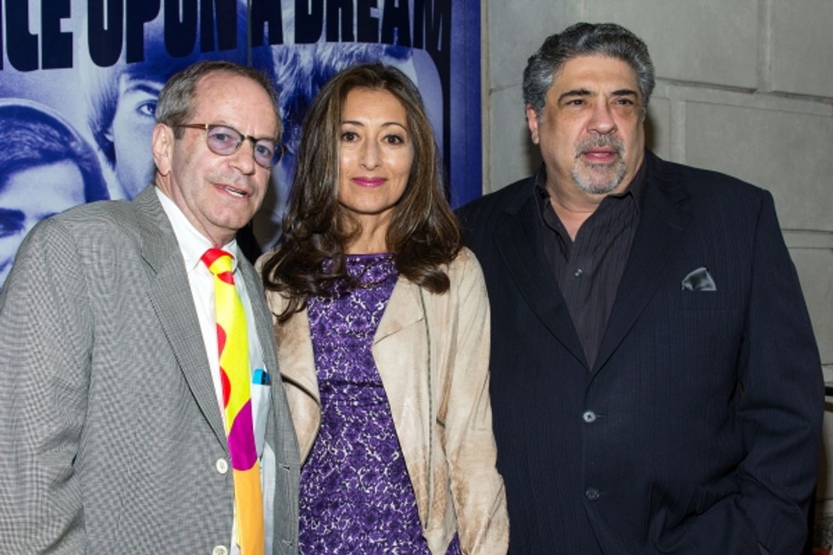 Marc Brickman, Catherine Malcolm-Brickman, Vincent Pastore at 