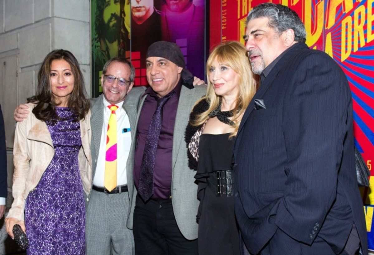 Catherine Malcolm-Brickman, Marc Brickman, Steven Van Zandt, Maureen Van Zandt, Vincent Pastore at 