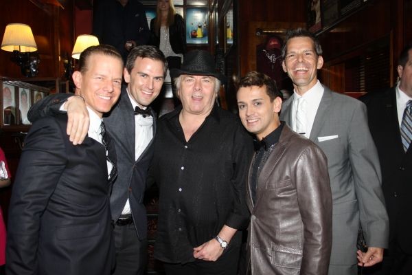 Christian Hoff, Daniel Reichard, Gene Cornish, Michael Longoria and J. Robert Spencer Photo