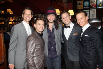 J. Robert Spencer, Michael Longoria, Constantine Maroulis, Daniel Reichard and Christ Photo