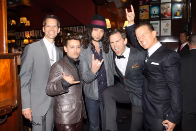 J. Robert Spencer, Michael Longoria, Constantine Maroulis, Daniel Reichard and Christ Photo