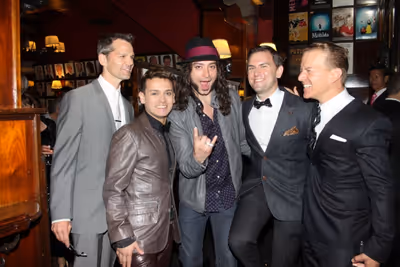 J. Robert Spencer, Michael Longoria, Constantine Maroulis, Daniel Reichard and Christ Photo