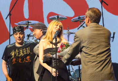 Dino Danelli, Steven Van Zandt, Maureen Van Zandt, Marc Brickman Photo