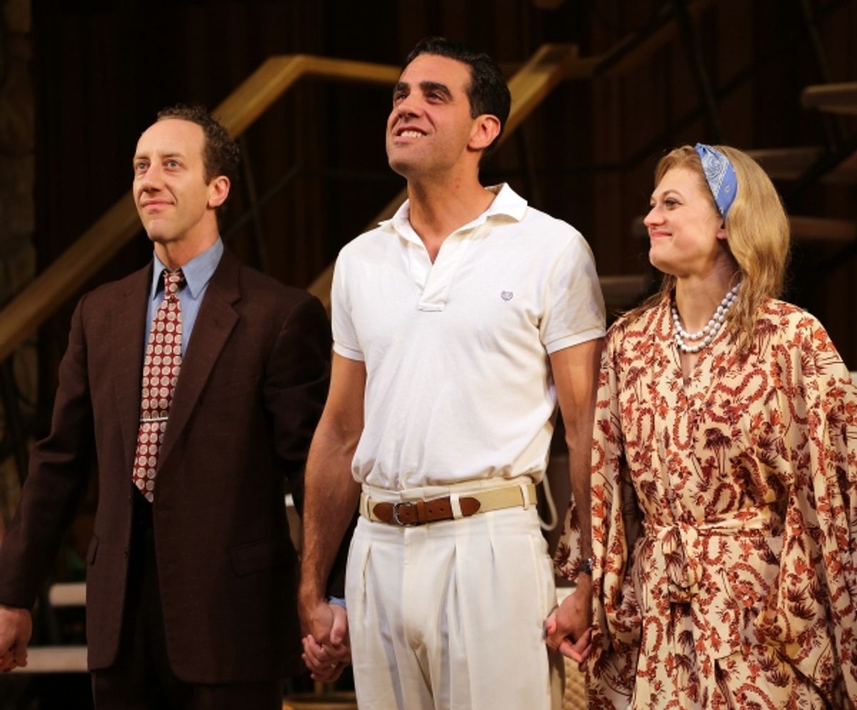 Joey Slotnick, Bobby Cannavale & Marin Ireland  at 